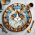 Cat Ragdoll Glass Suncatcher Worktop Saver